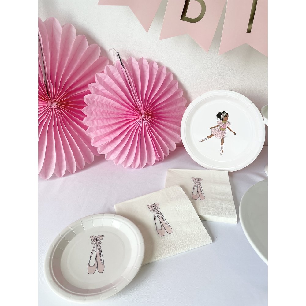 Ballet Bordjes - 8 stuks - Ballerina
