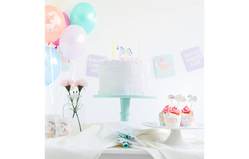 Unicorns & Rainbows Bekers - 6 stuks - Eenhoorn feestartikelen