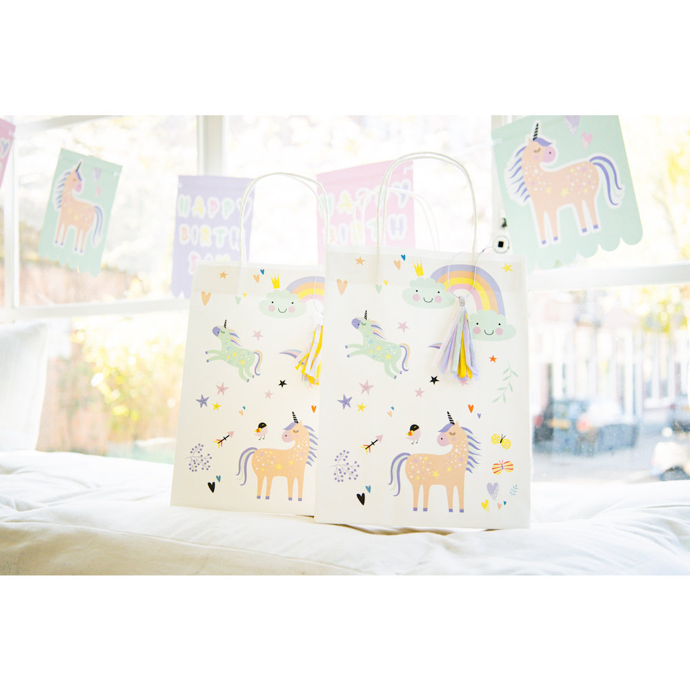 Unicorns & Rainbows Vlaggenlijn - per stuk - Eenhoorn versiering
