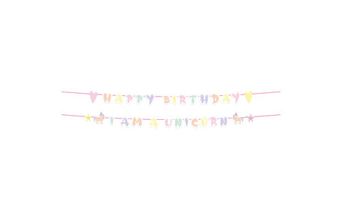 Unicorns & Rainbows Slinger - per stuk - Eenhoorn versiering