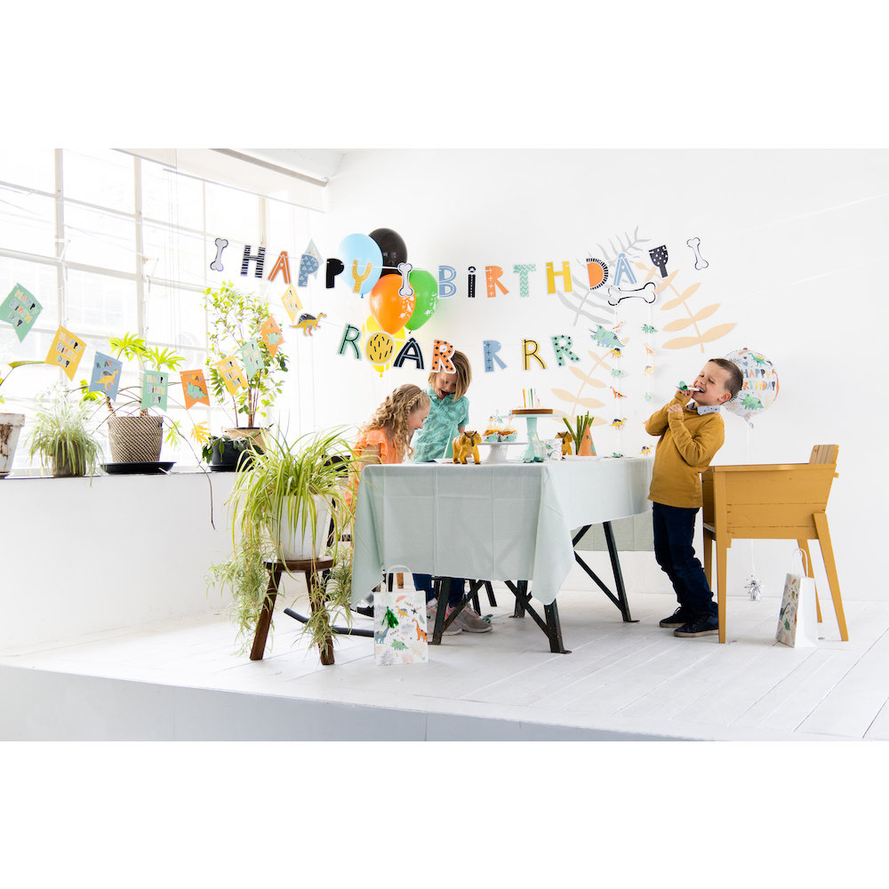 Dino Roars Cupcakes Decoratie Set - 6 stuks - Dinosaurus feestartikelen