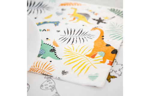 Dino Roars Servetten - 20 stuks - Dinosaurus feestartikelen