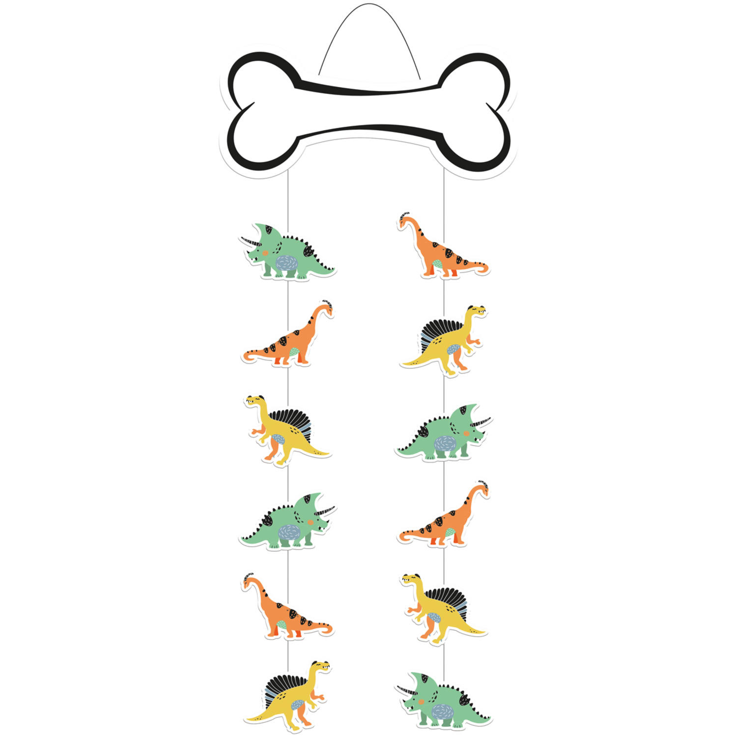 Strikt Metafoor Groen Dino Roars Hangdecoratie | Dinosaurus versiering - Hieppp