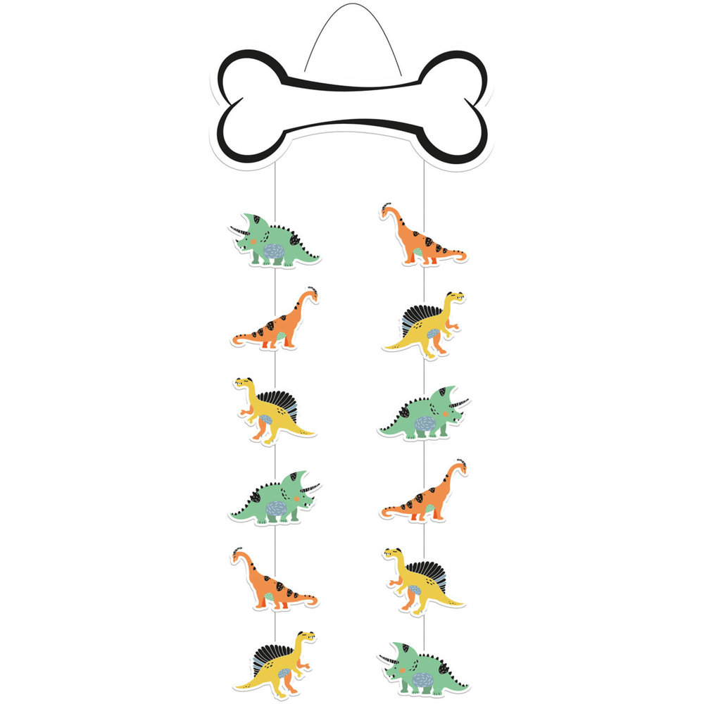 Dino Roars XL Hangdecoratie - per stuk - Dinosaurus versiering