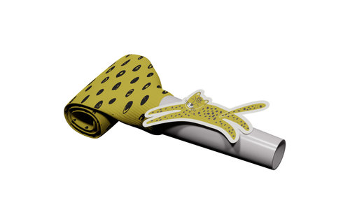 Animals Party Roltongen - 6 stuks - Wilde dieren feestartikelen