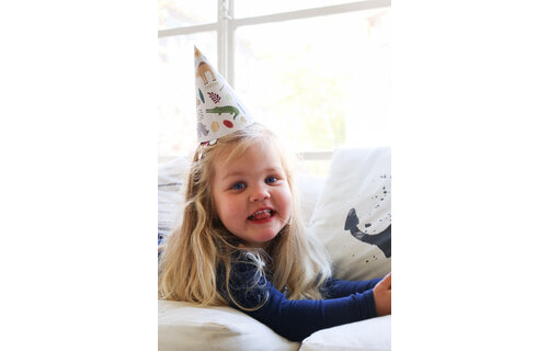 Animals Party Hoedjes - 6 stuks - Wilde dieren feestartikelen