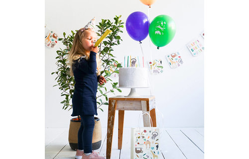 Animals Party Ballonnen - 6 stuks - Wilde dieren versiering