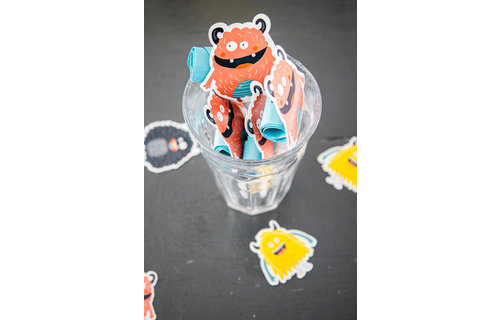 Monster Bash Roltongen - 6 stuks - Feestartikelen voor Kids