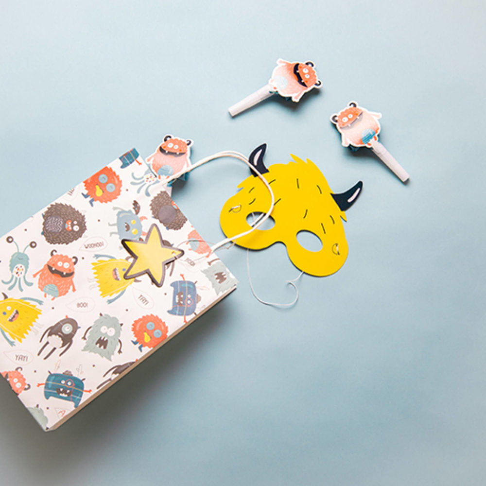 Monster Bash Roltongen - 6 stuks - Feestartikelen voor Kids