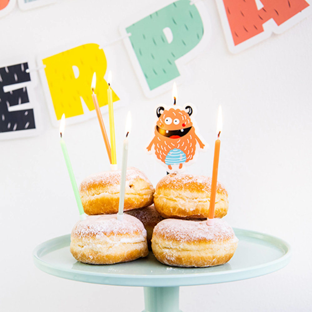 Monster Bash Taartkaarsjes - 11 stuks - Feestartikelen voor Kids