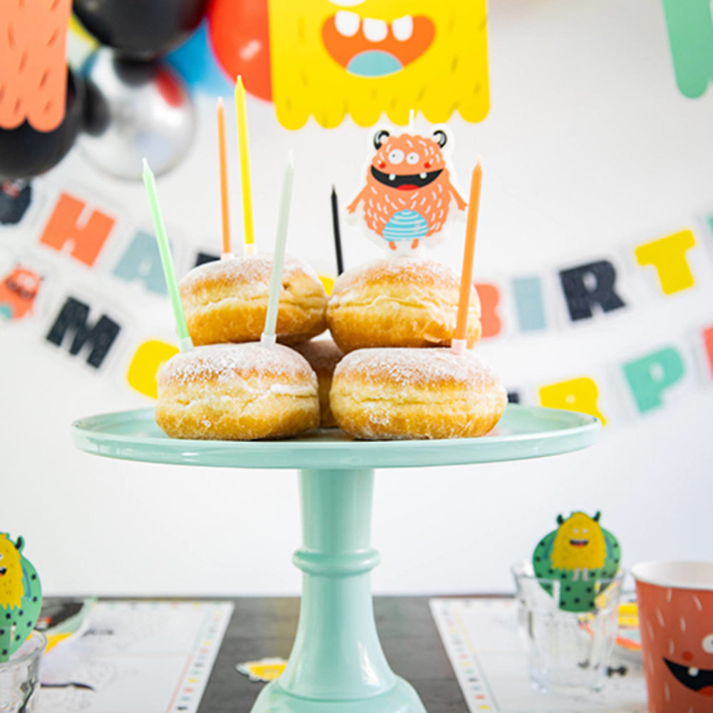Monster Bash Taartkaarsjes - 11 stuks - Feestartikelen voor Kids