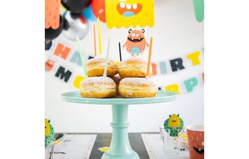 Monster Bash Taartkaarsjes - 11 stuks - Feestartikelen voor Kids