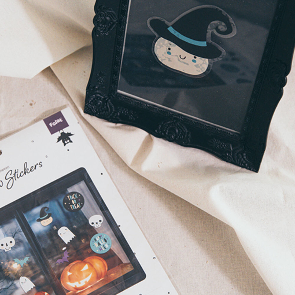 Happy Halloween Raamstickers - 12 stuks - Trick or Treat