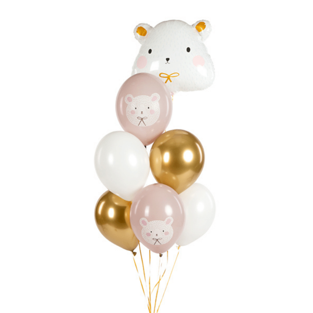 IJsbeer Folieballon (Kop) - per stuk - Polar Bear Party