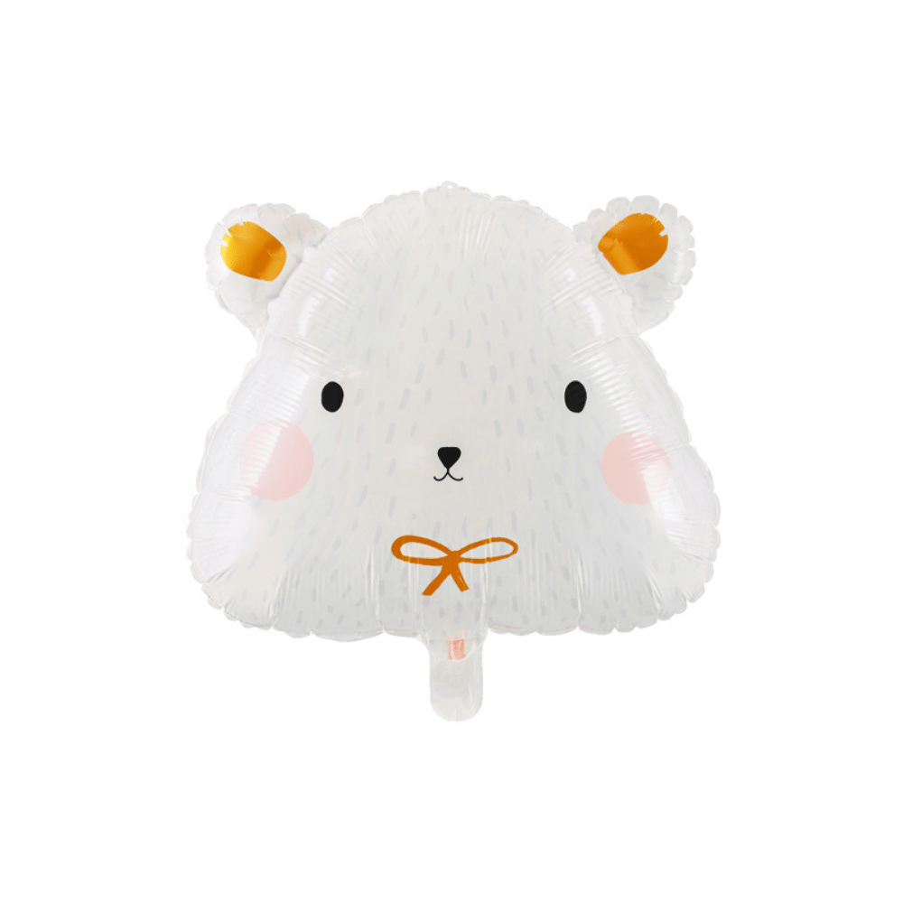 IJsbeer Folieballon (Kop) - per stuk - Polar Bear Party