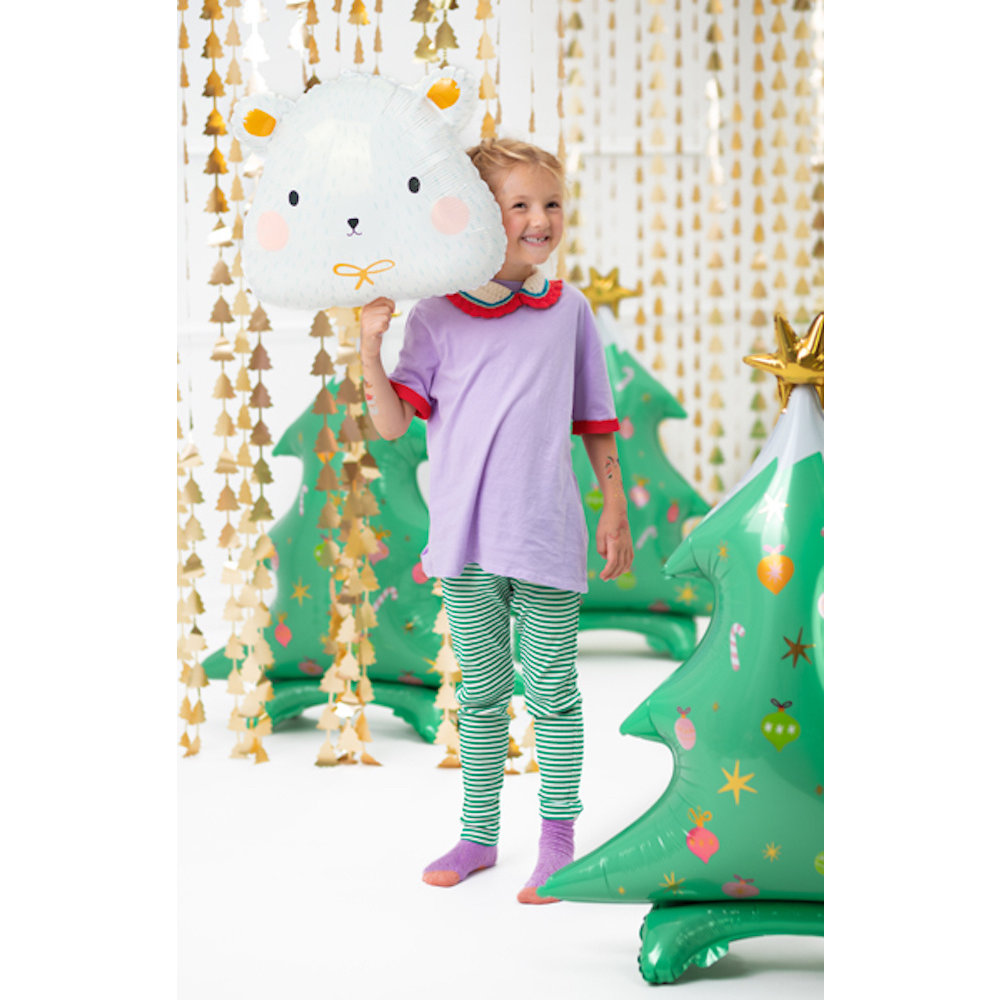 IJsbeer Folieballon (Kop) - per stuk - Polar Bear Party