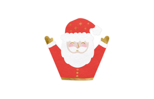 Kerstman (Santa Claus) Servetten - 20 stuks - Kerstmis tafelgerei