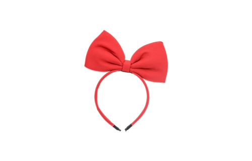 Rode Strik Diadeem - per stuk - Haaraccessoires