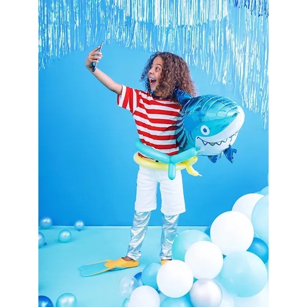 Haai Folieballon (Supershape) - per stuk - Shark Party