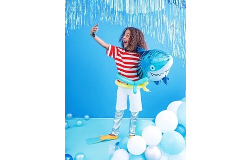 Haai Folieballon (Supershape) - per stuk - Shark Party