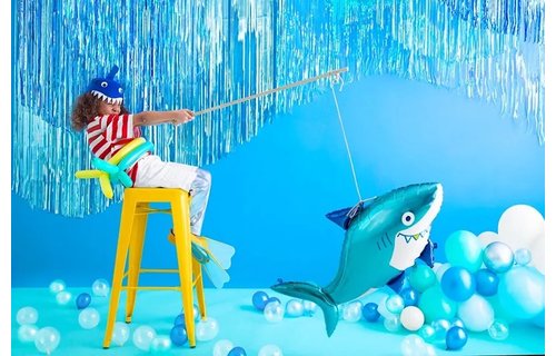 Haai Ballondecoratie - Set van 42 - Shark Party