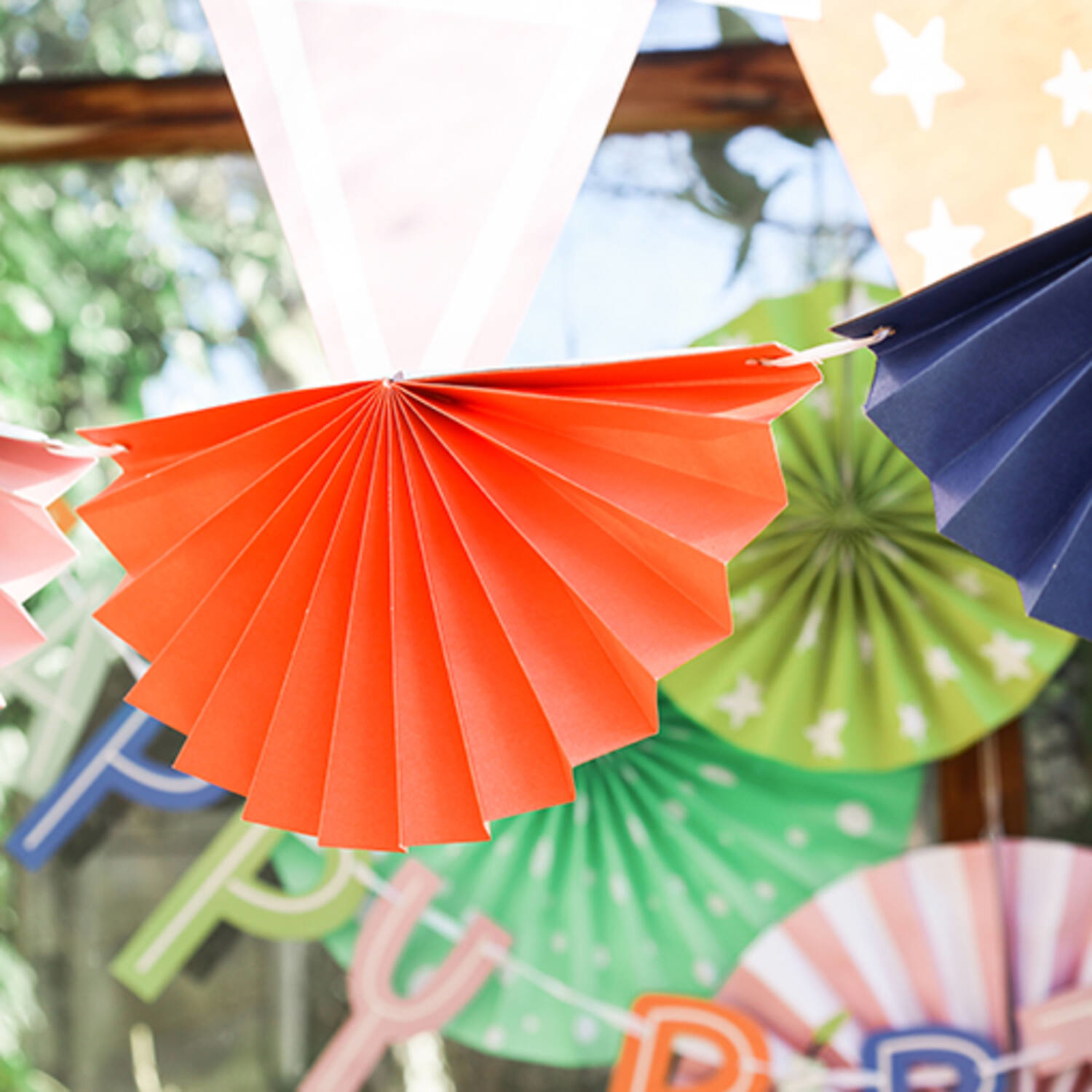 Waaier Slinger Festive Party feestversiering Hieppp