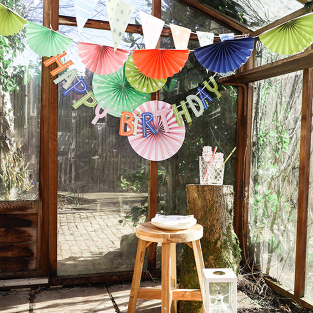 Slinger Happy Birthday - per stuk - Festive Party