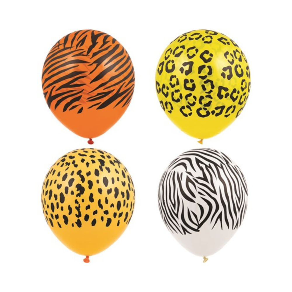Jungle Dierenprints Ballonnen - 15 stuks - Party Animals