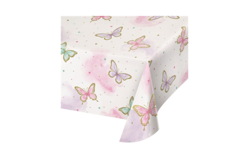 Butterfly Shimmer Tafelkleed - per stuk - Vlinders