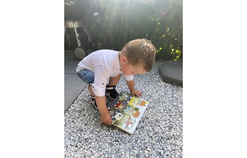 Houten Puzzel Voertuigen - per stuk - Educatief Speelgoed