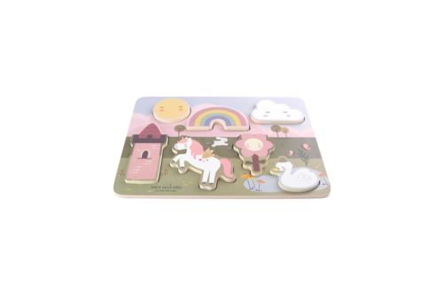 Houten Puzzel Unicorn - per stuk - Educatief Speelgoed