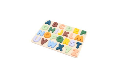 Houten Puzzel Alfabet - per stuk - Educatief Speelgoed