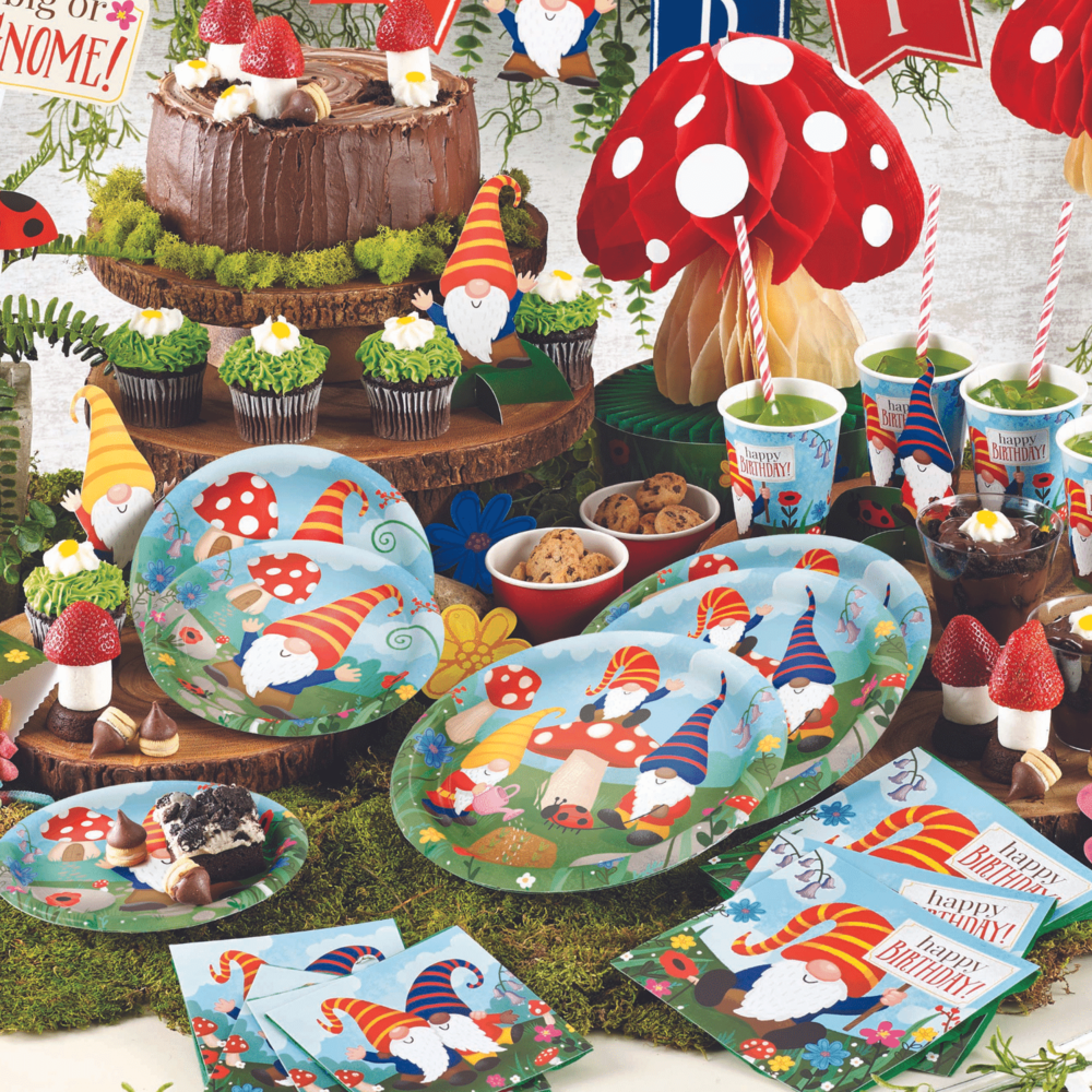 Kabouters Borden - 8 stuks - Gnomes Party