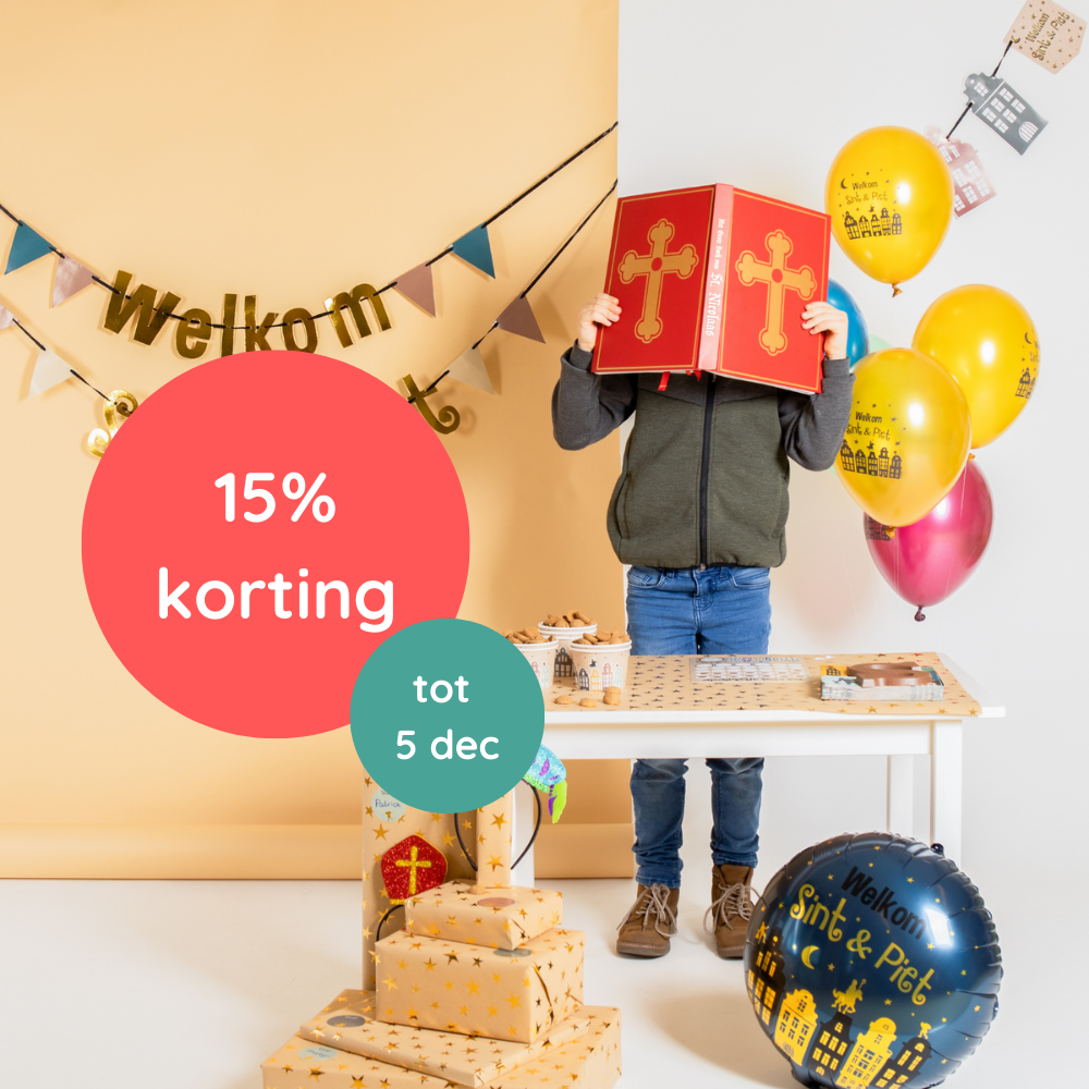 15% korting op onze Sinterklaas collectie