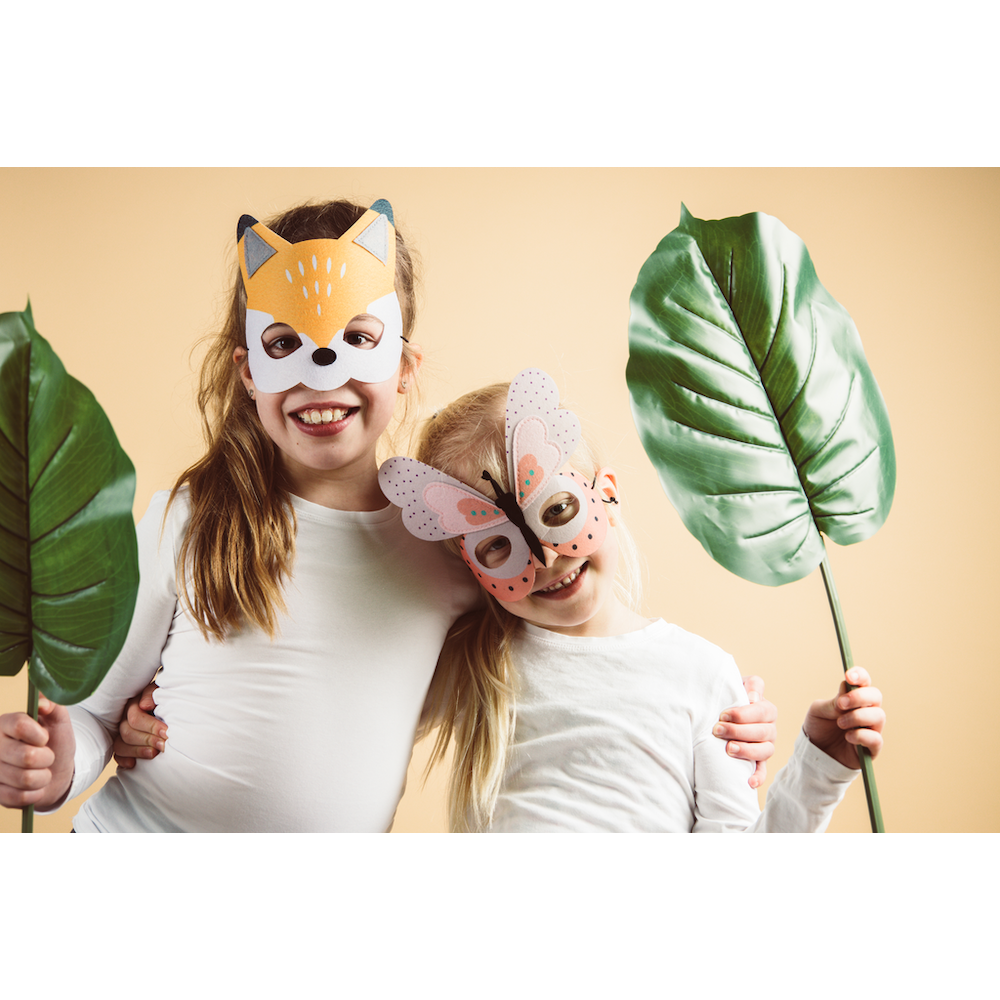 Vos Masker (Vilt) - per stuk - Dierenmasker
