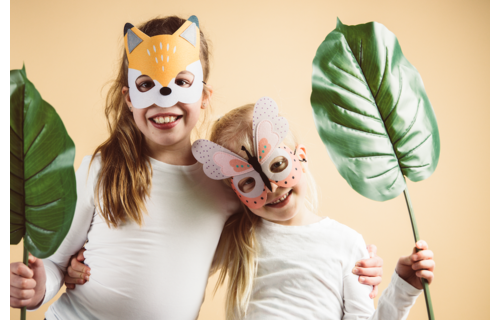 Vos Masker (Vilt) - per stuk - Dierenmasker