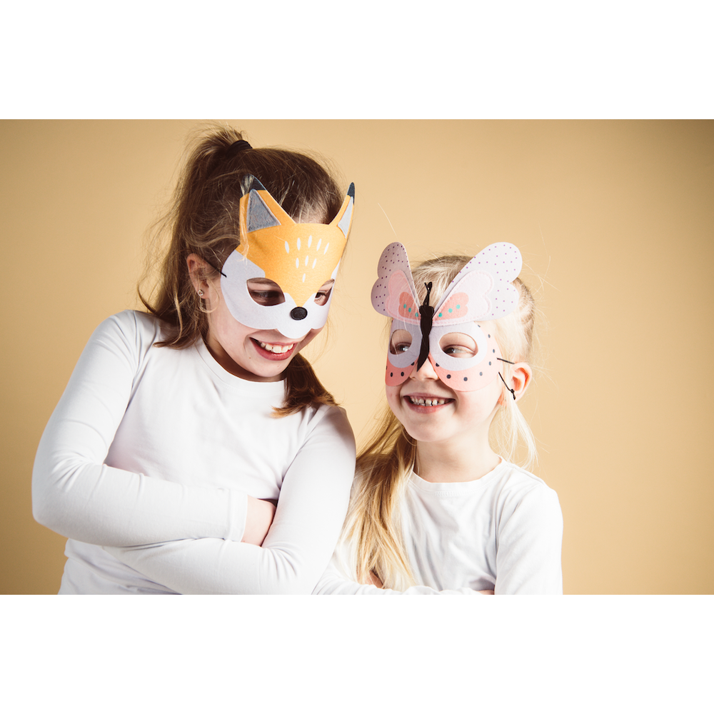 Vos Masker (Vilt) - per stuk - Dierenmasker