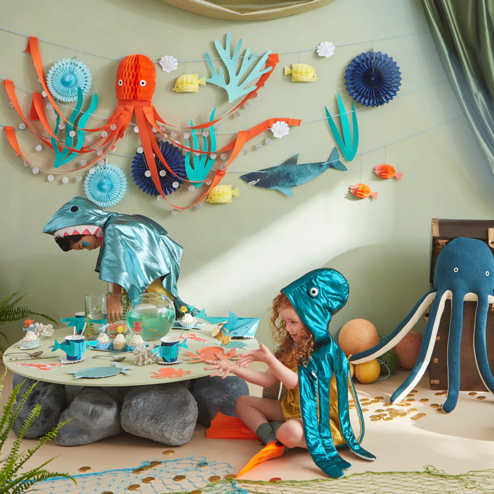 Under the Sea Cupcakes Set - 24 stuks - Octopus en Haai