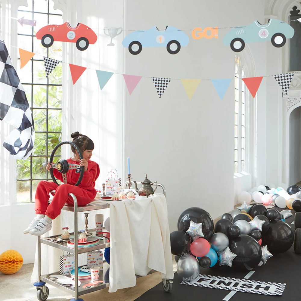 Raceauto Cupcakes Set - 24 stuks - Race Car Meri Meri