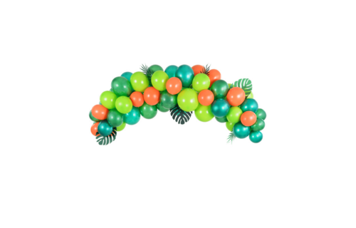 Ballonboog Groen en Oranje DIY Pakket - per set - Ballonnenboog zelf maken