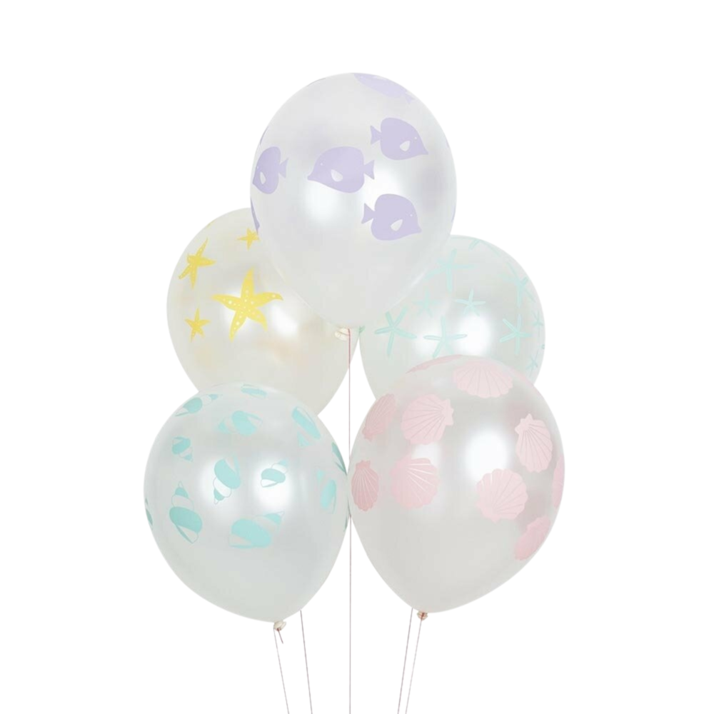 Zeedieren (Mermaids) Ballonnen - 5 stuks