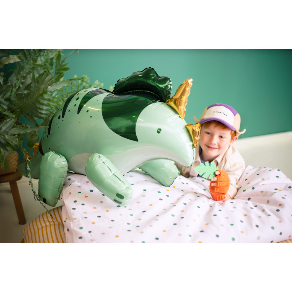 Dinosaurus Triceratops Folieballon - per stuk