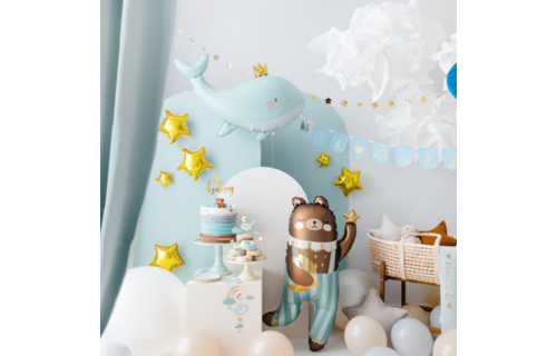 Walvis Folieballon (Supershape) - per stuk - Baby Collectie
