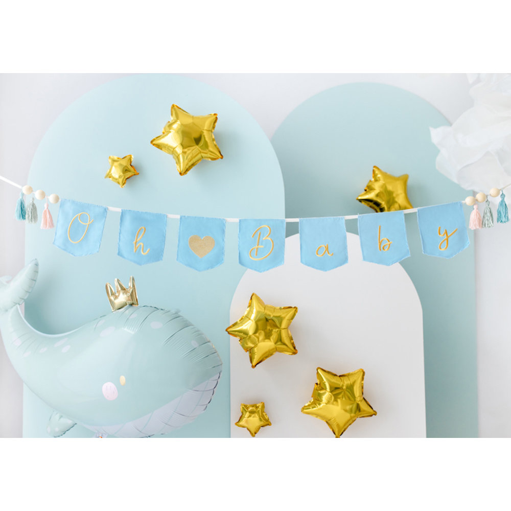 Walvis Folieballon (Supershape) - per stuk - Baby Collectie