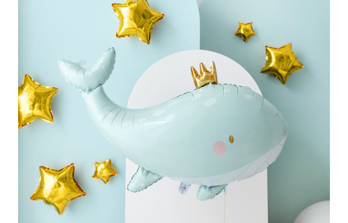 Walvis Folieballon (Supershape) - per stuk - Baby Collectie