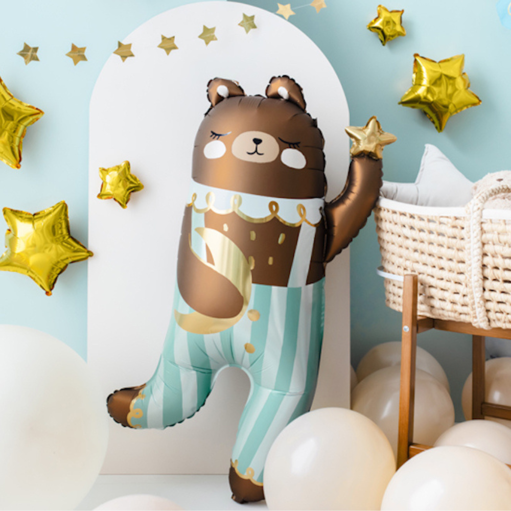 Beer (Ster) Folieballon (Supershape) - per stuk - Baby Collectie