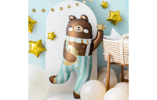 Beer (Ster) Folieballon (Supershape) - per stuk - Baby Collectie