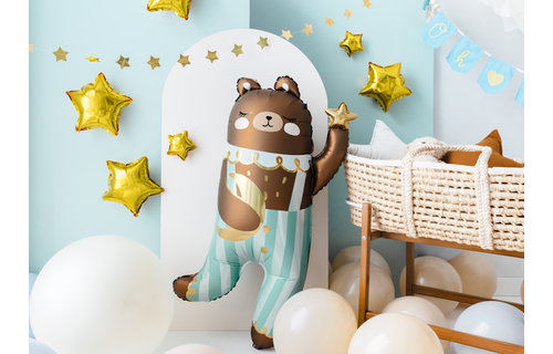 Beer (Ster) Folieballon (Supershape) - per stuk - Baby Collectie