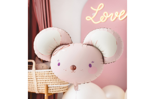 Muis Folieballon (Supershape) - per stuk - Baby Collectie