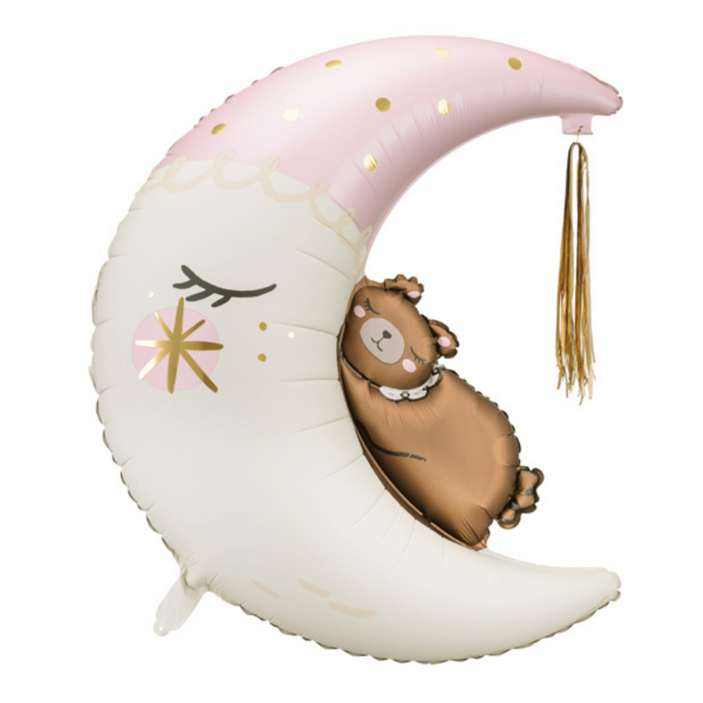 Beer op Maan Folieballon (Supershape) - per stuk - Baby Collectie